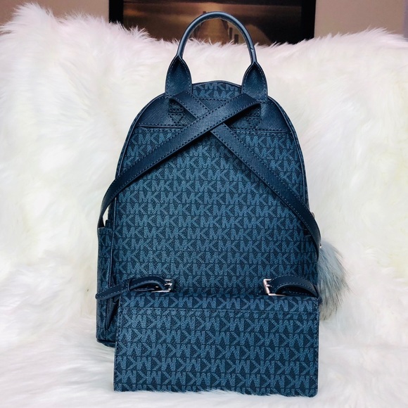 3PCS Michael Kors Abbey Backpack Wallet Charms Set - Picture 4 of 8